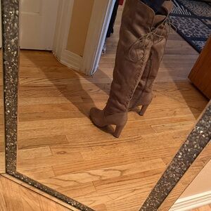 TOP Moda Brown Over the Knee Boots